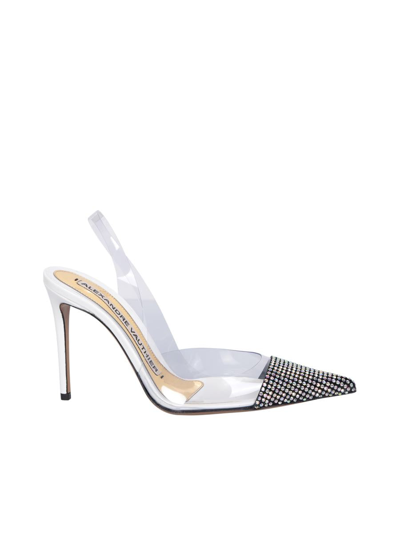 Alexandre Vauthier Amber Ghost Stiletto-pumps 100mm In Silver