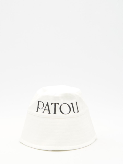 Patou Bucket Hat In White