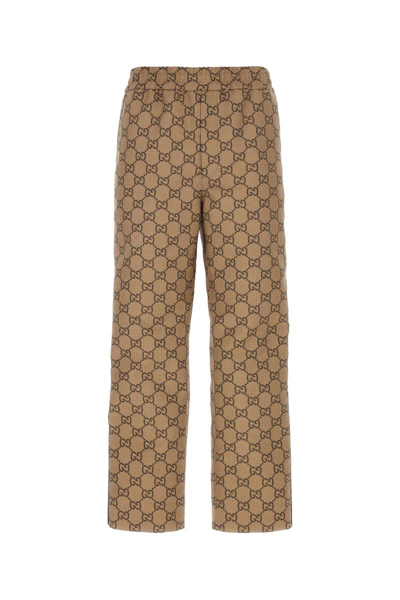 Gucci Gg Riptop Pant In Brown