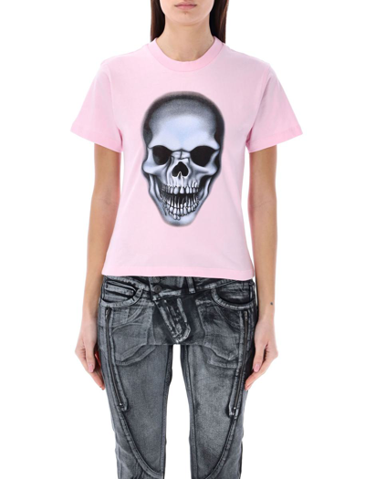 Ottolinger Otto Fitted Tshirt Skull In Light Pink