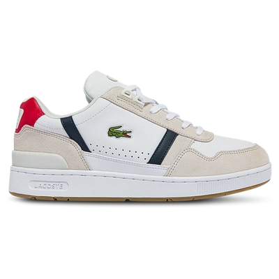 Lacoste Mens  T-clip 0120 2 In White/red/navy