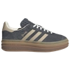 Adidas Originals Womens  Gazelle Bold In Beige/gray