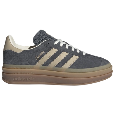 Adidas Originals Womens  Gazelle Bold In Beige/gray