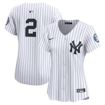 Nike Derek Jeter White New York Yankees Home Limited Player Jersey