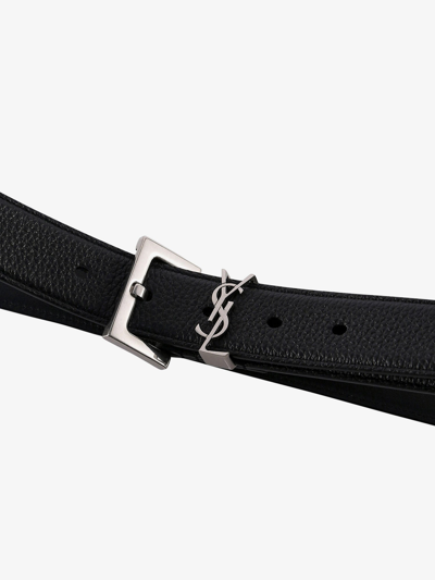 Saint Laurent Man Belt Man Black Belts