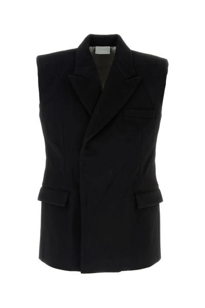 Vtmnts Tailored Sleeveless Blazer In Black