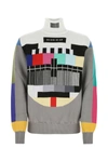 VTMNTS VTMNTS MAN EMBROIDERED WOOL BLEND SWEATER