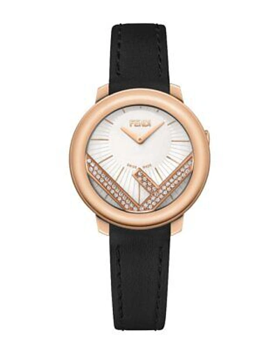 Pre-owned Fendi Women's Run Away Diamond Watch Women's