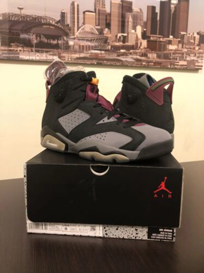 Pre-owned Jordan 6 Retro Bordeaux Size 9 Ds Ct8529-063 In Hand Ships Fast In Red