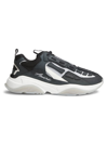 Amiri Bone Runner Panelled Mesh Sneakers In Black