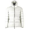 CENTOGRAMMI WHITE NYLON JACKETS & COAT