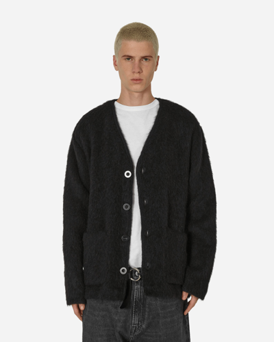 Our Legacy Mohair Cardigan In Black