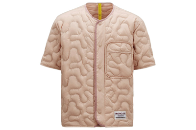 Pre-owned Moncler X Salehe Bembury Padded Shirt Powder Pink