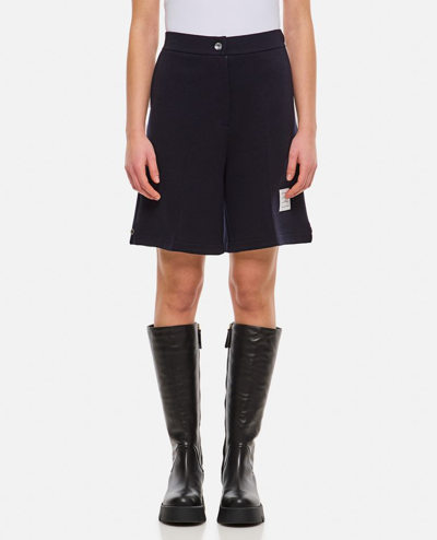 Thom Browne High Waisted Shorts In Blue