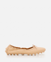 TOD'S GOMMINO LEATHER BALLET FLATS