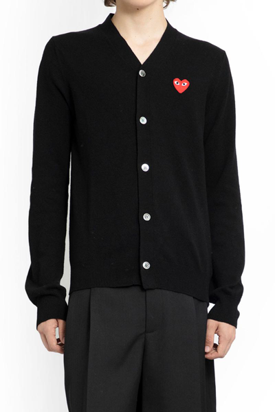 Comme Des Garçons Play Cardigan-xl Nd Comme Des Garcons Play Male In Blue