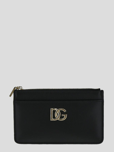 Dolce & Gabbana Capri Card Holder In Black