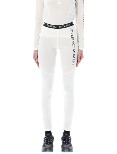 Perfect Moment Thermal Pant Back Seam Legging Xl In Snow-white