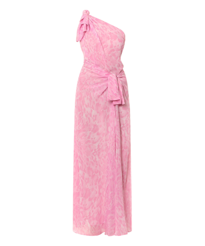 Barbour Long Dress In Pink