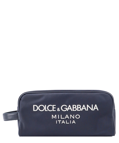 Dolce & Gabbana Toiletry Bag In Blue