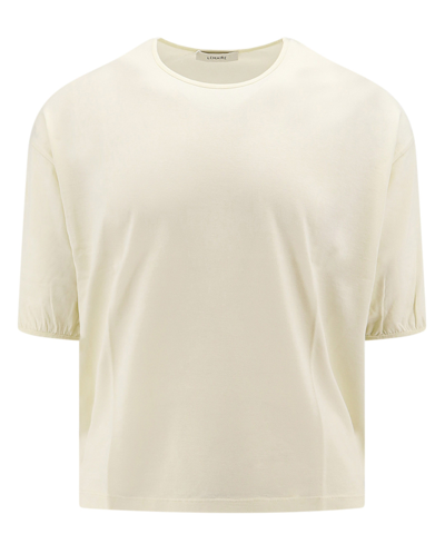 Lemaire Cotton Jersey T-shirt In Yellow