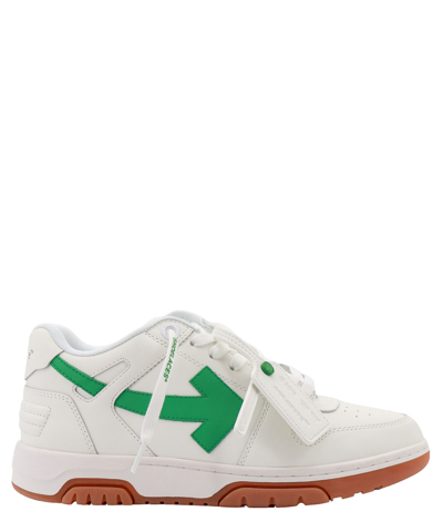 Off-white Out Of Office Leather Sneakers In 白色