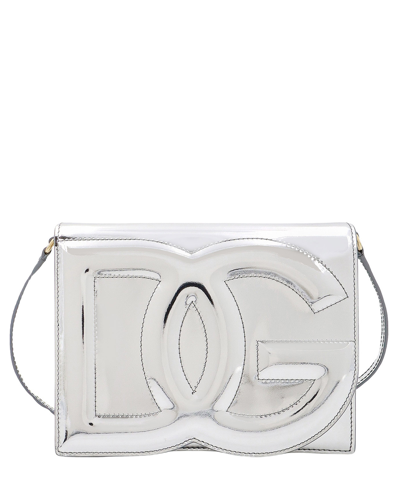 Dolce & Gabbana Dg Crossbody Bag In Silver