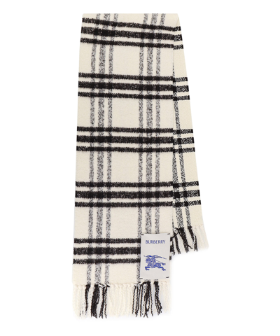 Burberry Wool Scarf In Neutrals