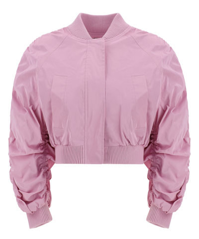Pinko Bomber Jacket In Pink
