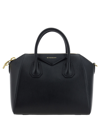 Givenchy Mini Antigona Bag In Grained Leather In Black