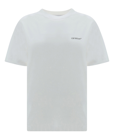 Off-white T-shirt In White Multicolor