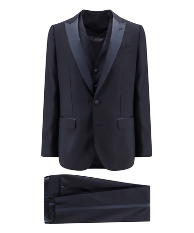 Dolce & Gabbana Tuxedo Suit In Blue
