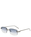 Bustout Sunglasses Viper - Argento - Fumo In Crl