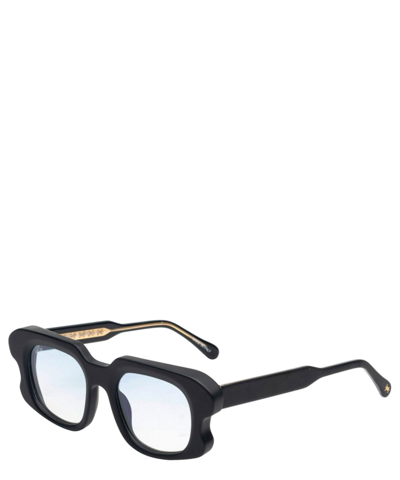 Bustout Eyeglasses Paul - Nero Opaco - Dc019 Azzurro Chiaro Sf In Crl