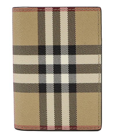 Burberry Credit Card Holder In Beige