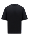 Burberry Equestrian Knight-patch Cotton T-shirt In Black