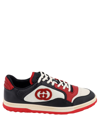 Gucci Mac 80 Fabric And Leather Sneakers In Black
