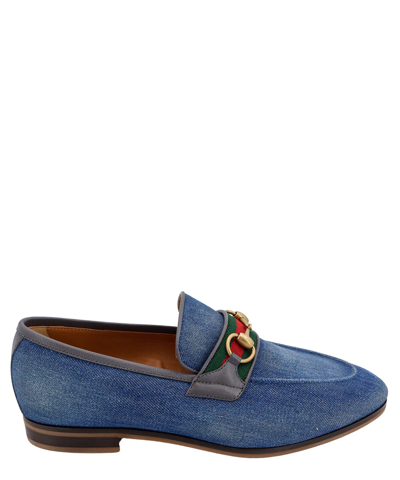 Gucci Loafers In Blue