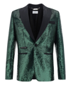 Philipp Plein Sequin-design Single-breasted Blazer In Green