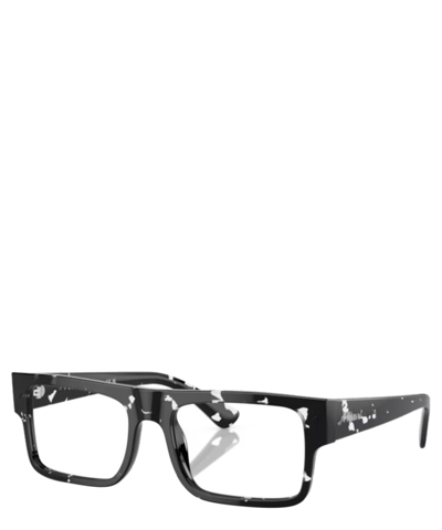 Prada Eyeglasses A01v Vista In Havana Black Transparent