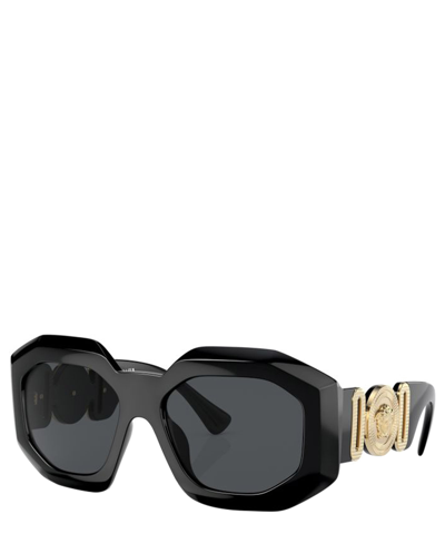 Versace Maxi Medusa Biggie Squared Sunglasses In Black