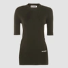 Jil Sander Black Cotton Knitwear