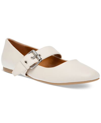 Dv Dolce Vita Women's Mellie Buckle Strap Mary Jane Flats In Ivory