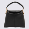 TOD'S TOD'S BLACK LEATHER MESSENGER T CASE TOTE BAG