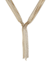 INC INTERNATIONAL CONCEPTS CRYSTAL MULTI-CHAIN LARIAT NECKLACE, 19" + 3" EXTENDER, CREATED FOR MACY'S