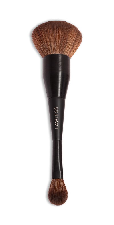 Lawless Dual Ended Powder Brush No Colour In Brown