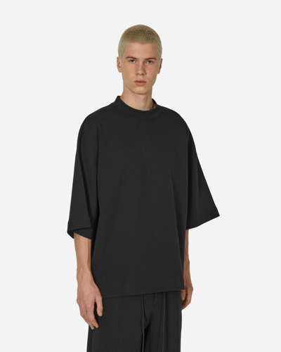 Nike Tech Fleece Re-imagined Shortsleeve Sweatshirt In Black