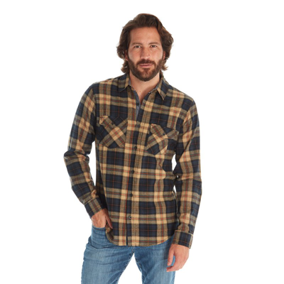 Px Clothing Men's Flannel Long Sleeves Shirt In Blue