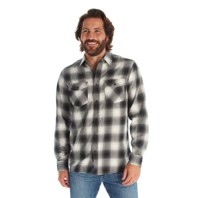 Px Kyle Flannel Shirt In Black