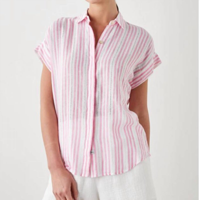 Rails Jamie Shirt In Kokomo Stripe In Pink